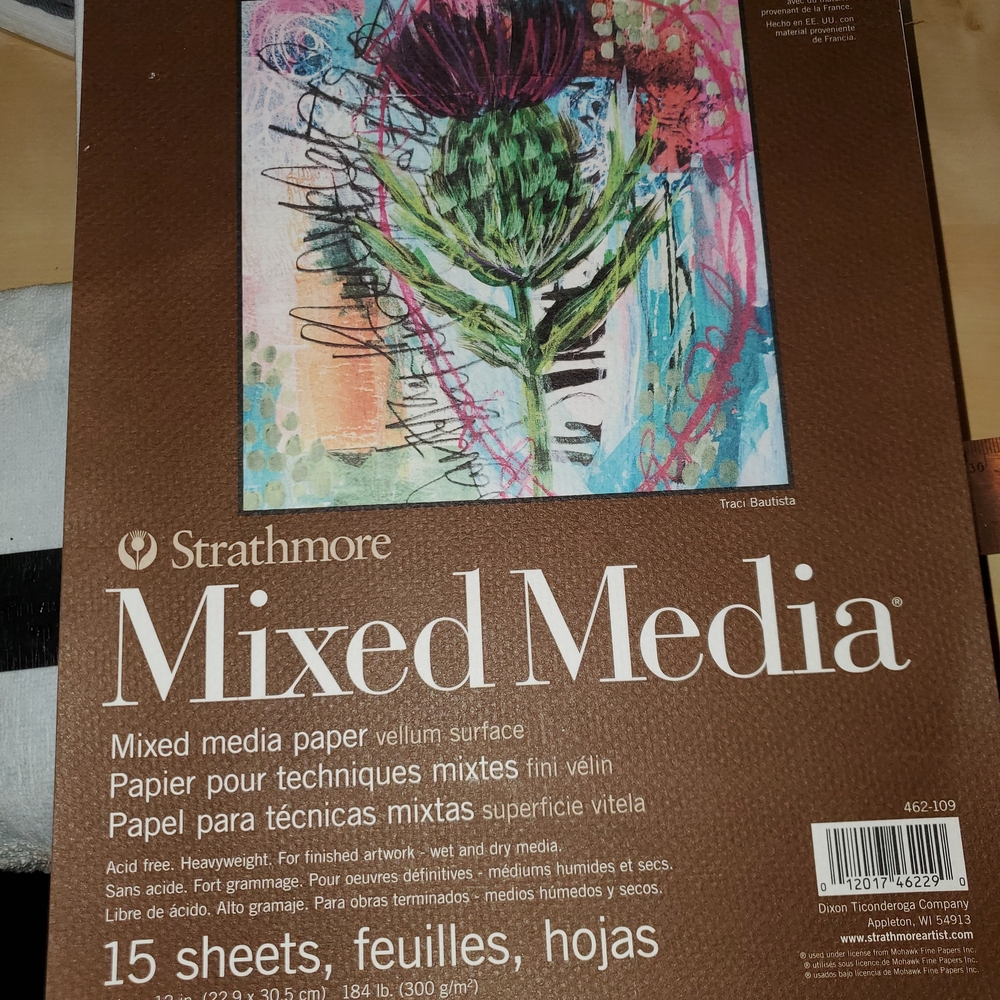 Mixed Media Paper Pad - Brown